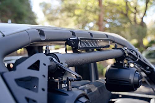 DV8 Offroad Rear Speaker & Light Bar Mount for 2018-2023 Jeep Wrangler JL | Multiple Accessory Mounting Options | Fits Inside Rear Roll Bar | Hard Tops Only