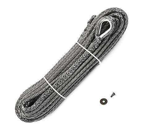 WARN 104232 Service Part - Synthetic Winch Rope Replacement, Fits: VR EVO Winches - 3/8" x 90'