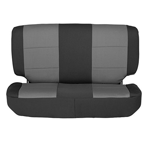 Smittybilt Neoprene Front and Rear Seat Cover Kit (Black/Gray) - 471222