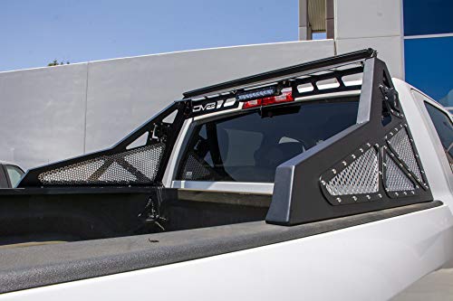 DV8 Offroad | Chase Rack | Compatible with 2500/3500 Ram Trucks | Multiple Lighting Options | Customizable Mesh | Black Finish