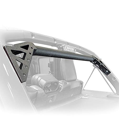 DV8 Offroad Rear Speaker & Light Bar Mount for 2018-2023 Jeep Wrangler JL | Multiple Accessory Mounting Options | Fits Inside Rear Roll Bar | Hard Tops Only