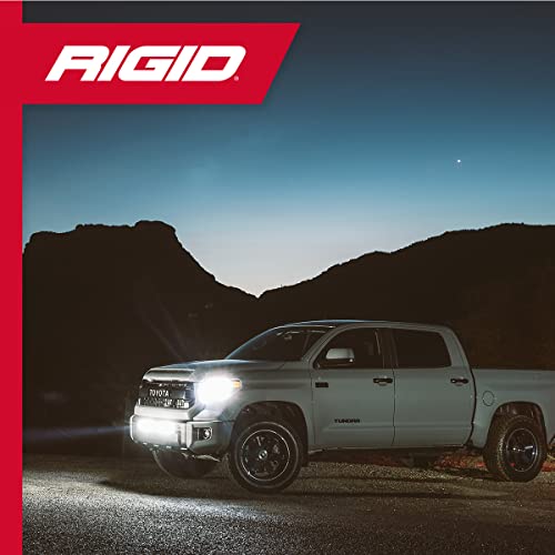 Rigid Industries – SR Series 6 inch Fog Lights, SAE Compliant, White LED Light, Off-Roading LED Light, Street Legal LED Fog Light, Black Housing, LED Accessory Light (Pair, 906703)