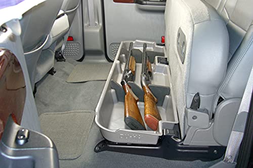 DU-HA Under Seat Storage Fits 03-16 Ford F-250 thru F-550 Super Duty Crew, Black, Part #20067