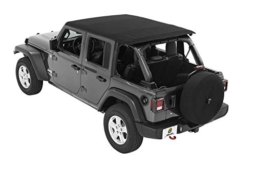 Bestop 5686335 Black Diamond All-New Trektop Soft Top 4-Door for the Jeep Wrangler JL