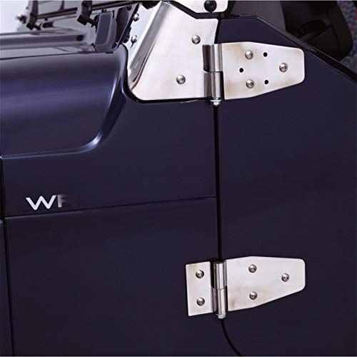 Smittybilt 7420 Door Hinge Set, 76-93 CJ/YJ Full Doors Stainless - Set of 4