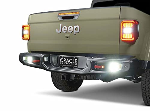 ORACLE Lighting Rear Bumper LED Reverse Lights for Jeep Gladiator JT w/PNP Harness