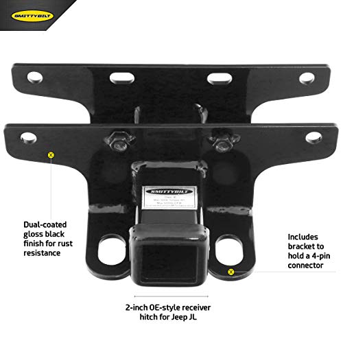 Smittybilt Class 2 Trailer Hitch with 2 Receiver - JH46