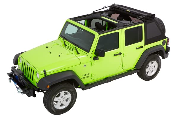 Bestop 54923-35 Black Diamond Trektop NX Glide Convertible Soft Top 4-Door