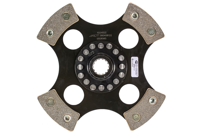 Advanced Clutch 4224022 ACT 4 Pad Rigid Race Disc