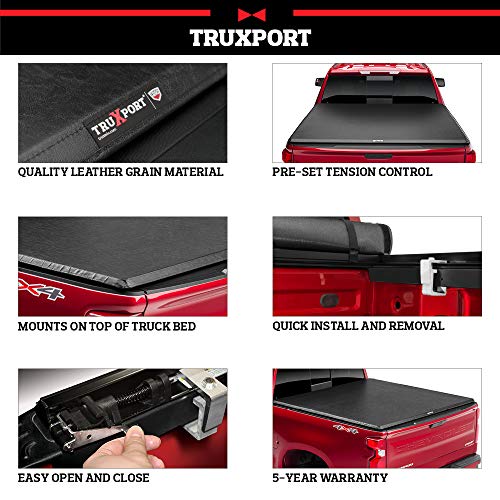 TruXedo TruXport Soft Roll Up Truck Bed Tonneau Cover | 231001 | Fits 2019 - 2023 Ford Ranger 5' 1" Bed (61")