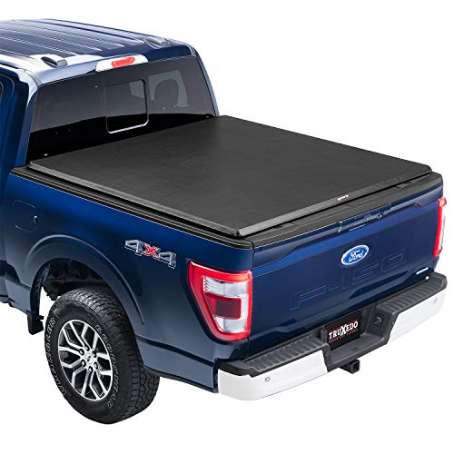 TruXedo TruXport Soft Roll Up Truck Bed Tonneau Cover | 298301 | Fits 2015 - 2023 Ford F-150 6' 7" Bed (78.9") , Black