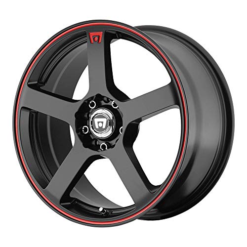 Motegi MR116 15x6.5 4x100/4x108 40mm Black/Red Wheel Rim 15" Inch