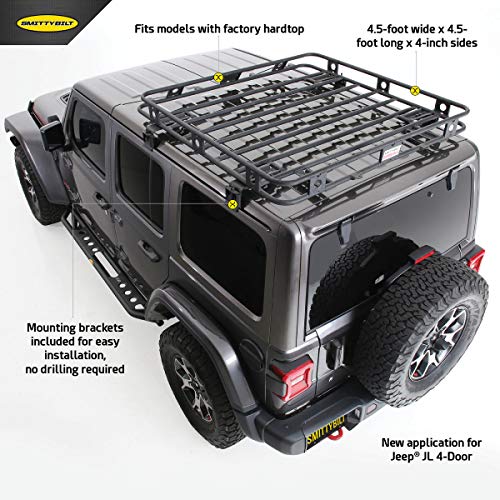 Smittybilt 45454JL Defender Rack for 2018+ Jeep Wrangler JL 4-Door