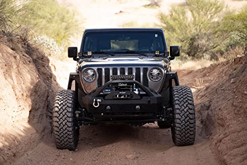 A-Pillar Dual Pod Light Mounts for 2018-2022 Jeep Wrangler JL & 2020-2022 Gladiator JT | Fits (4) 3-inch Cube Lights | DV8 Offroad | Low Profile | Black Powder Coat Finish | Pair