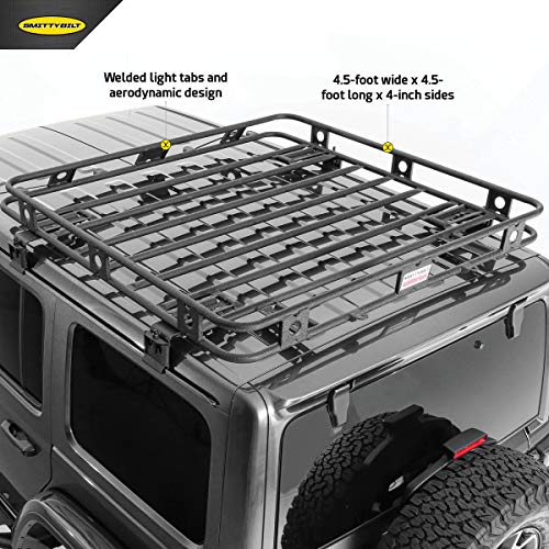 Smittybilt 45454JL Defender Rack for 2018+ Jeep Wrangler JL 4-Door