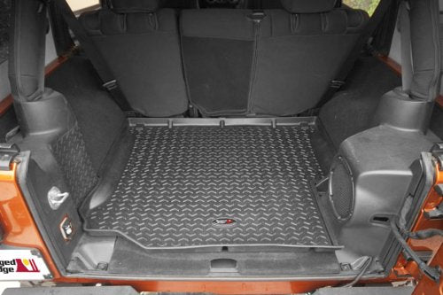 Rugged Ridge 12975.03 Floor Liner, Cargo; Black, 2007-2018 Jeep Wrangler Unlimited JK 4 Dr