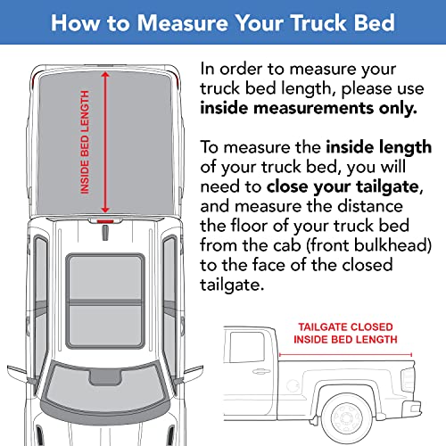 TruXedo Elevate TS Rails | 1118359 | Fits 6'4" to 7' Beds - Standard Short Beds (72" Rail Length) | RAILS & Cleats Only