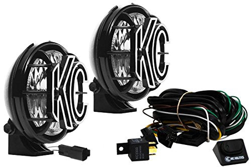 KC HiLiTES 451 Apollo Pro 5" 55w Driving Light with Integrated Stone Guard - Pair Pack System
