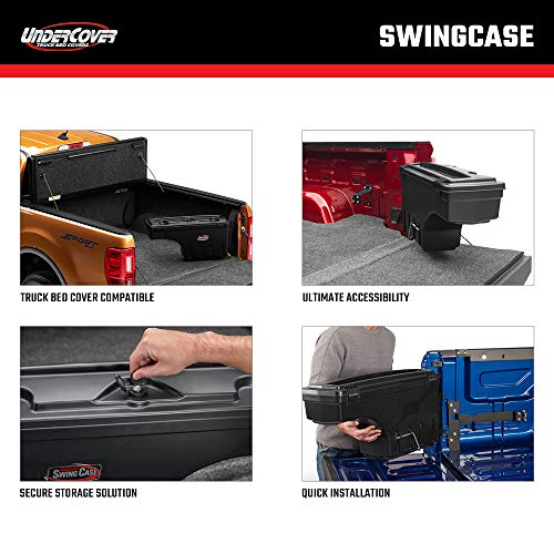 UnderCover SwingCase Truck Bed Storage Box | SC500P | Fits 2004 - 2015 Nissan Titan Passenger Side