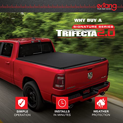 extang Trifecta 2.0 Signature Soft Folding Truck Bed Tonneau Cover | 94590 | Fits 2017 - 2022 Honda Ridgeline 5' Bed (60")