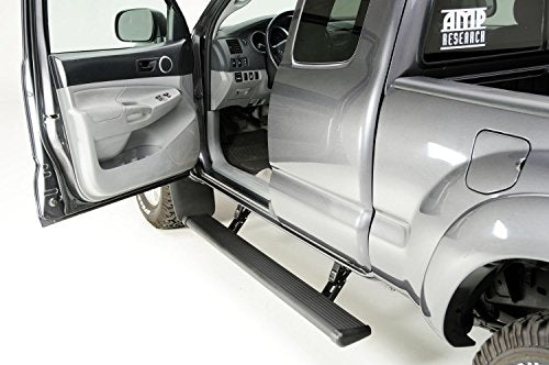 AMP Research 75162-01A PowerStep Running Boards for 2016-2021 Toyota Tacoma, Double and Access Cab , Black
