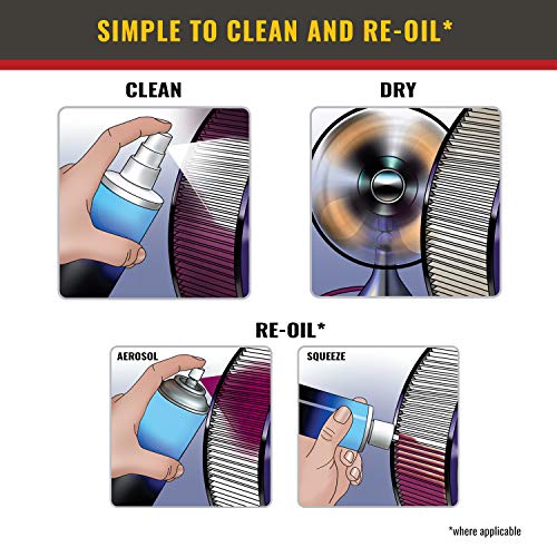 Airaid (AIR-720-128) Universal Clamp-On Air Filter: Oval Tapered; 4.5 Inch (114 mm) Flange ID; 7.375 Inch (187 mm) Height; 11.5 Inch x 7 Inch (292 mm x 178 mm) Base; 9 Inch x 4.5 Inch (229 mm x114 mm) Top, Red