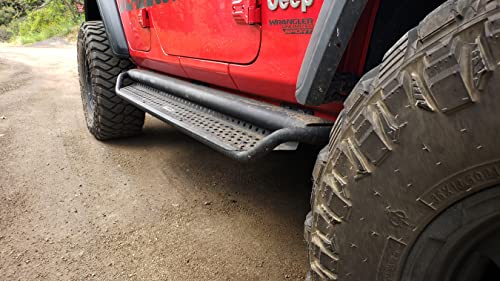 Go Rhino! D14506T Step Bars Fits Jeep Wrangler, Black