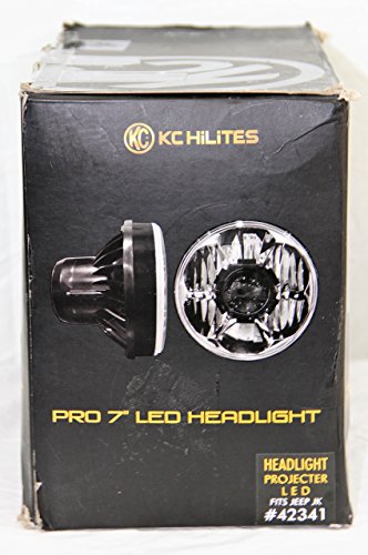 KC HiLiTES 42341 Gravity LED Pro 7" DOT Headlight, Jeep JK 07-18 - Pair Pack System