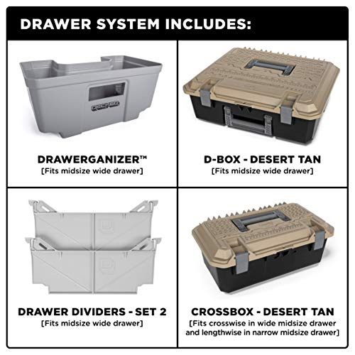 DECKED Toyota Truck Bed Storage System Includes System Accessories |