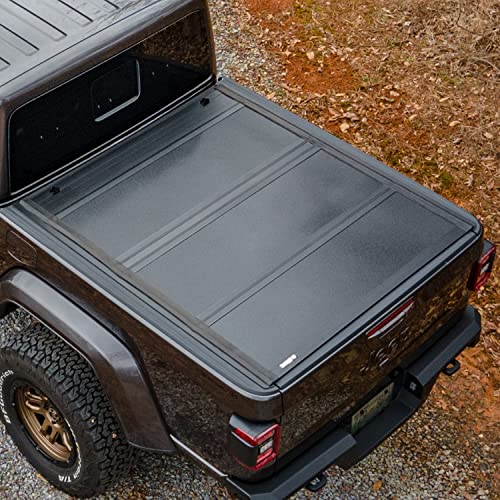 UnderCover ArmorFlex Hard Folding Truck Bed Tonneau Cover | AX32010 | Fits 2020 - 2023 Jeep Gladiator 5' Bed (60")
