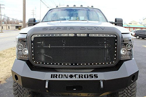 Iron Cross Automotive 20-425-11 Heavy Duty Front Bumper for 2011 to 2015 Ford F-250/F-350/F-450