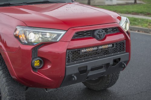 Baja Designs 447115 LED Fog Light Kit Squadron-R Sport Fog Pocket Kit | 2010-2021 4Runner | 2012-2021 Tacoma | 2014-2021 Tundra (Wide Cornering; Amber)