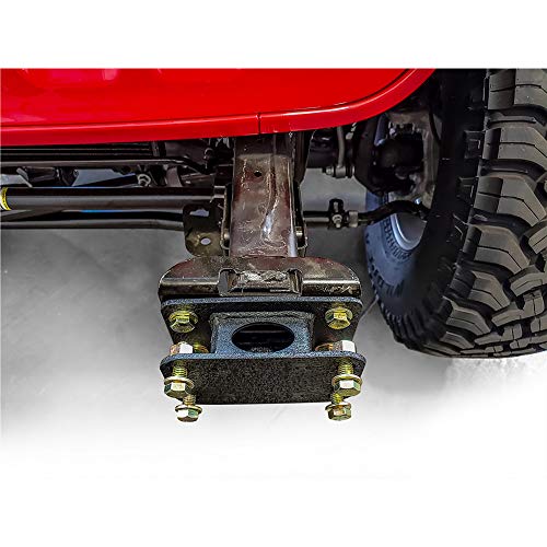 Front Bumper Extension Bracket for 2018-2022 Jeep Wrangler JL & 2020-2023 Jeep Gladiator | Adapts JK Aftermarket Front Bumpers to the JL or JT Frame | 2 1/8" Depth of the Bracket | DV8 Offroad