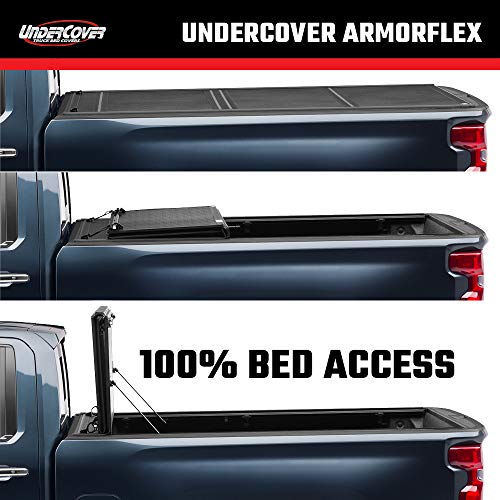 UnderCover ArmorFlex Hard Folding Truck Bed Tonneau Cover | AX12024 | Fits 2020 - 2023 Chevy/GMC Silverado/Sierra 2500/3500HD 6' 10" Bed (82.2")