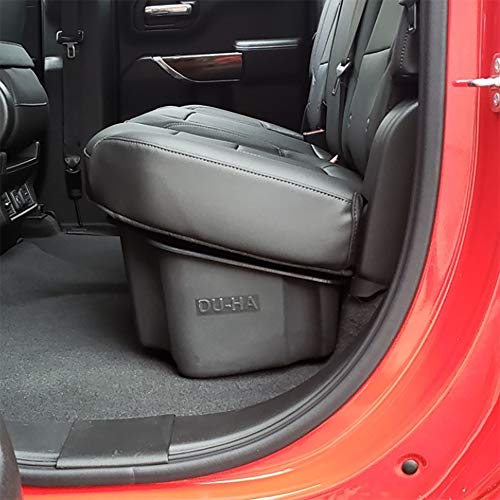 DU-HA Under Seat Storage Fits Chevrolet & GMC Silverado/Sierra 19-22 Light 20-22 Heavy Duty Double Cab New Body Style Black Part #10420