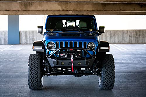 Dual LED Pod Light Mounts for 2020-2022 Wrangler JL Rubicon 392 & Gladiator JT Mojave Edition | A-Pillar Mounted | Mounts 2 Light Pods Per Side | Driver & Passenger Side Pair | DV8 Offroad