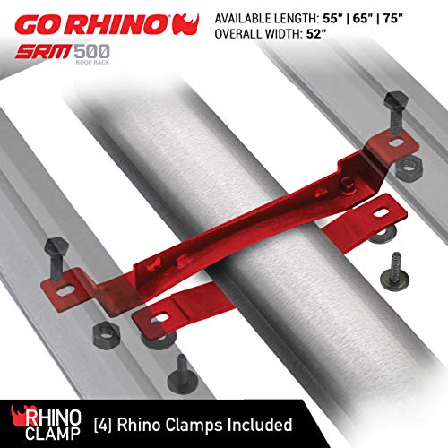 Go Rhino! 5935065T SRM500 Textured Black Universal Flat Rack - 65 Inch Length