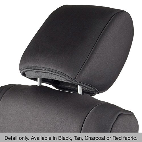 Smittybilt Neoprene Front and Rear Seat Cover Kit (Black/Tan) - 471625