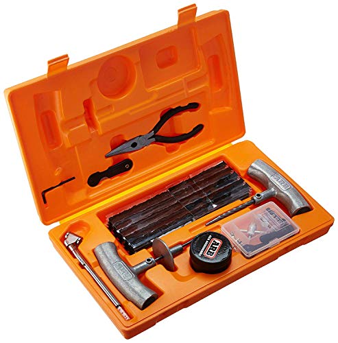 ARB ARB506 ARB505 10000011 Red Small Dial Tire Gauge with E-Z Deflator and Speedy Seal Tire Repair Kit