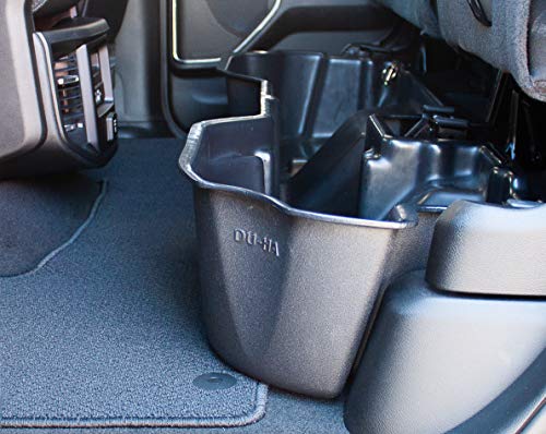 Du Ha Under Seat Gun Storage Multi Tool Organizer Fits 2019 to 2022 Dodge Ram 1500 Quad Cabs, New Body Style, Black, Part #30104