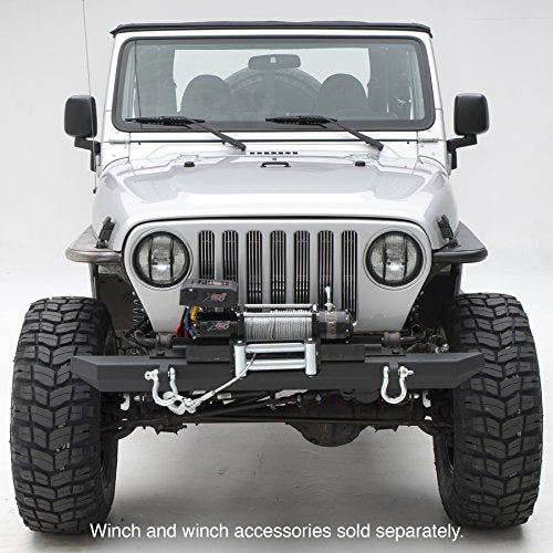 Smittybilt 76740D SRC Classic Front Bumper with D-Ring Mounts and Shackles for 1976-2006 Jeep® Wrangler TJ/YJ/LJ