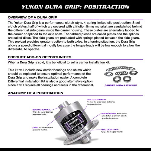 Yukon Gear YDGD60-3-35 Dura Grip Slip Differential for Dana 60, 35 Spline, 4.10 & Down Ratio