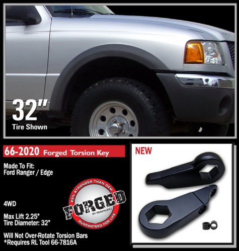 ReadyLift 66-2020 2.25" Leveling Kit W/Forged Torsion Key - Ford Ranger Explorer Sport Trac 1998-2011