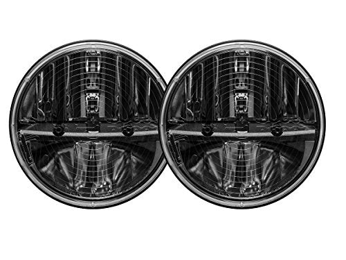 Rigid Industries 55004 7" Round Headlight Heated Lens with PWM Adaptor, Set of 2