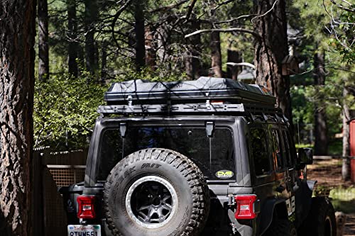 Roof Rack for 2018-2023 Jeep Wrangler JL 4 Door | Hard Top | Bolt-On Installation | Multiple Tie Down Points | 200lbs Capacity | Made from 1/8” Thick Steel | DV8 Offroad