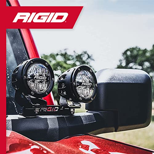 Rigid Industries - Dual Pod A-Pillar Mount Kit - Fits the 2021 Ford Bronco Full Size - Compatible with 360-Series, D-Series, Radiance Pods, Adapt XP, DXL