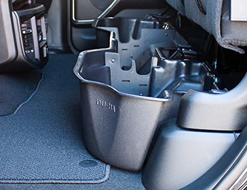 Du Ha Under Seat Gun Storage Multi Tool Organizer Fits 2019 to 2022 Dodge Ram 1500 Quad Cabs, New Body Style, Black, Part #30104