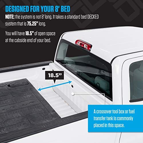 DECKED Ford Truck Bed Storage System Includes System Accessories | DS4