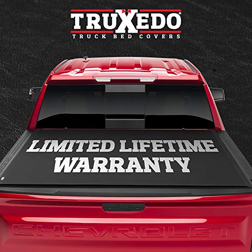 TruXedo Lo Pro Soft Roll Up Truck Bed Tonneau Cover | 556001 | Fits 2016 - 2023 Toyota Tacoma (Excludes Trail Special Edition Storage Boxes) 5' 1" Bed (60.5") , Black