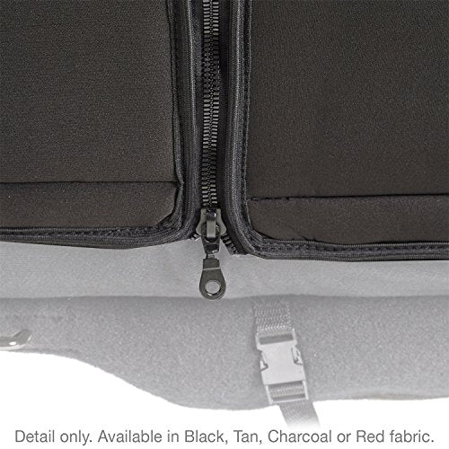 Smittybilt Neoprene Front and Rear Seat Cover Kit (Black/Black) - 471701